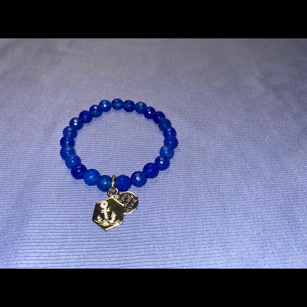 Blue bracelet
